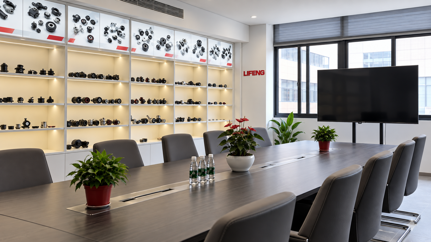 LIFENG meeting and product-review room marketing visual