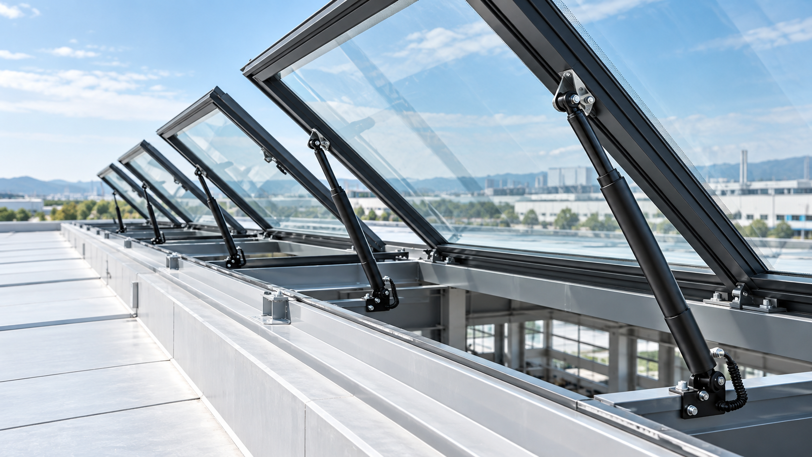 Representative industrial hatch opening application